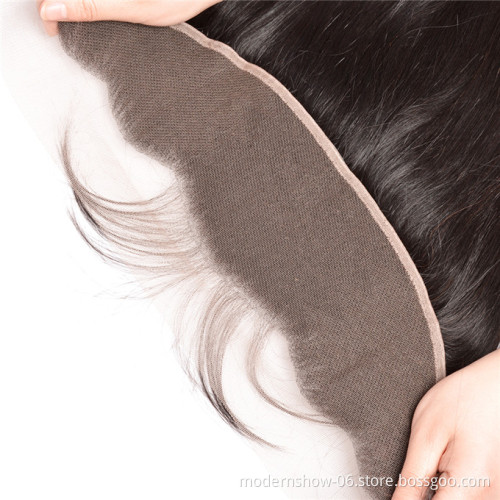 HD Lace 13x4 /13x6 Cuticle Aligned Swiss Silky Straight Swiss Lace Frontal Glueless pre plucked Straight Lace Frontal